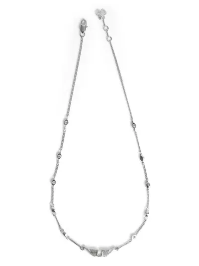 Zadig & Voltaire Rock Necklace In Silver