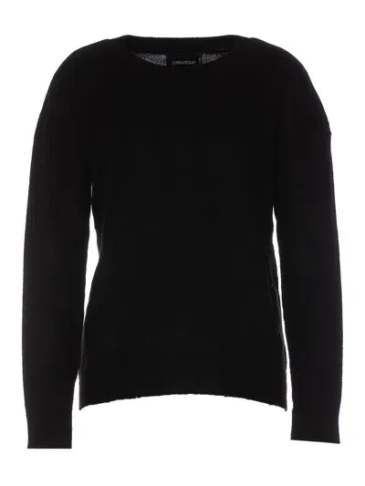 Zadig & Voltaire Star Detail Crewneck In Black