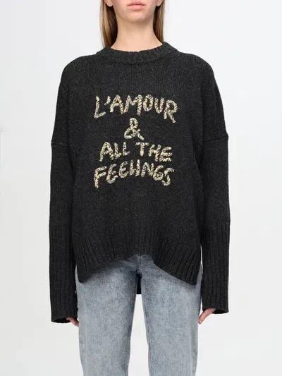 Zadig & Voltaire Alma Feelings Jumper In Grau