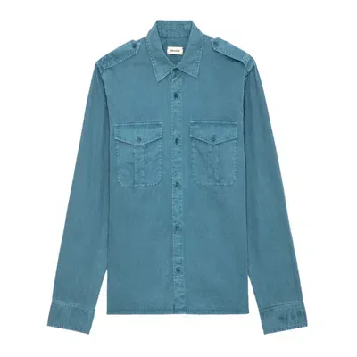 Zadig & Voltaire Taskal Shirt In Blue