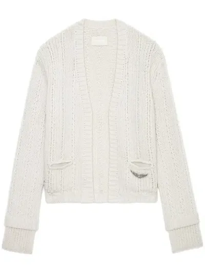 Zadig & Voltaire Travy Cardigan In Flake