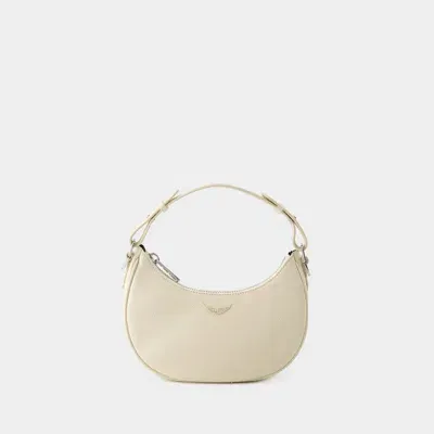 Zadig & Voltaire Zadig&voltaire Moonrock Grained Hobo Bag In White