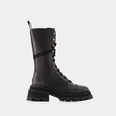 Zadig & Voltaire Ride Boots - Leather - Black