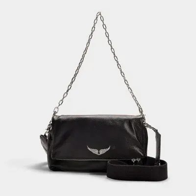 Zadig & Voltaire Zadig&voltaire Rocky Hobo Bag In Black