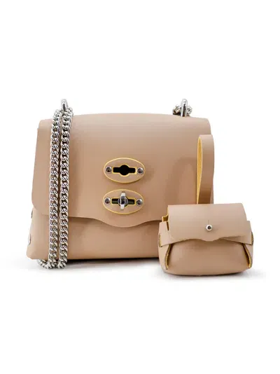 Zanellato Amar Postina Shoulder Bag In Beige