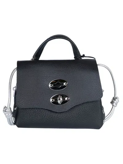 Zanellato Baby Postina Daily Night Shoulder Bag In Black Nero