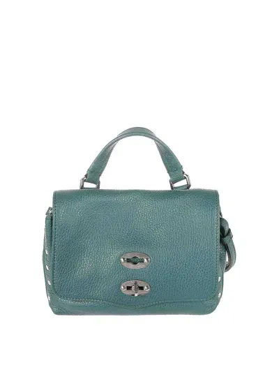 Zanellato Green Calfskin Bag In Verde