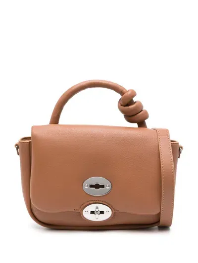 Zanellato Medium Ella Cross Body Bag In Brown