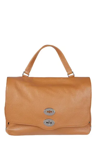 Zanellato Medium Postina Messenger Bag In Brown