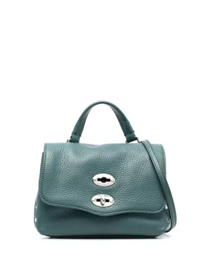 Zanellato Postina Leather Tote In Green