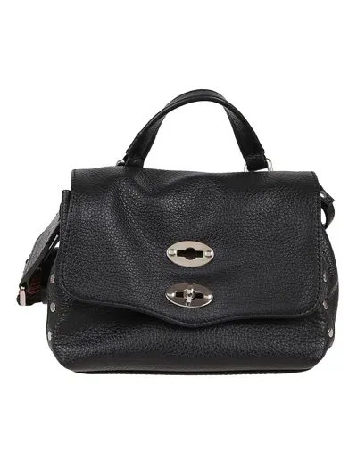 Zanellato Front Flap Baby Tote Bag In Black