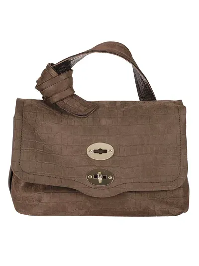 Zanellato Postina Jones Shoulder Bag In Brown