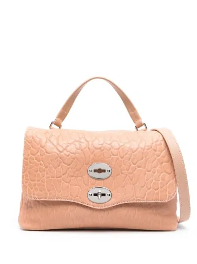 Zanellato Postina S Leather Handbag In Pink