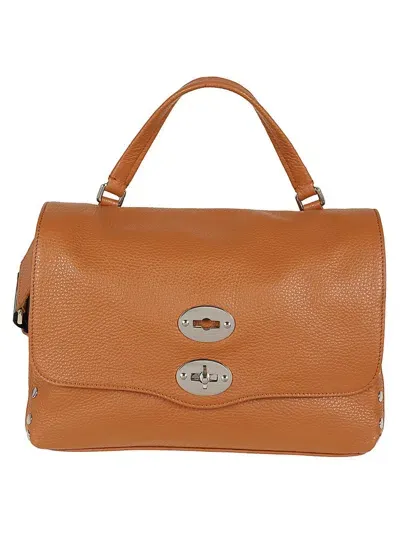 Zanellato Postina Small Tote Bag In Brown