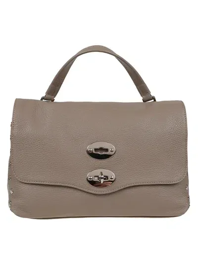 Zanellato Postina Small Tote Bag In Grey