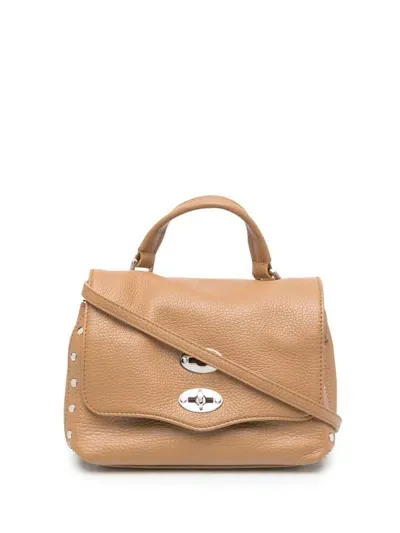 Zanellato Postina Tote Bag In Brown Cappuccino