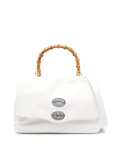 Zanellato Baby Postina Daily Bamboo Cross Body Bag In White