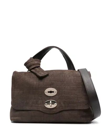 Zanellato Small Postina Satchel Bag In Brown