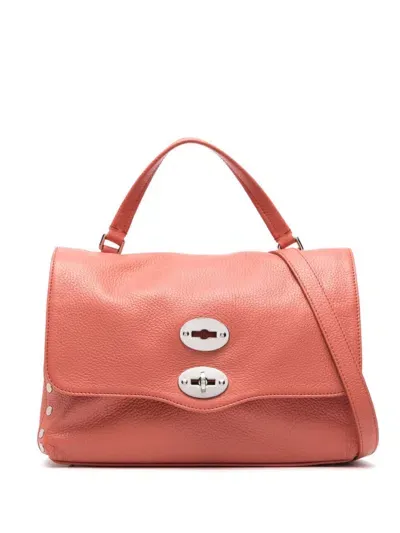 Zanellato Small Postina Satchel Bag In Orange