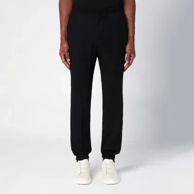 Zegna Black Wool Trousers