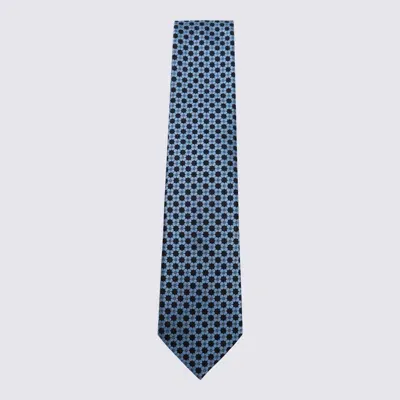 Zegna Blue Silk Tie