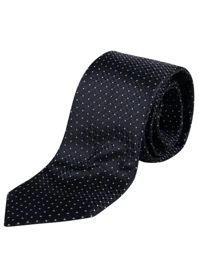 Zegna Dotted Monogram Neck Tie