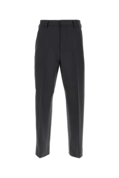 Zegna Graphite Wool Pant In Nr