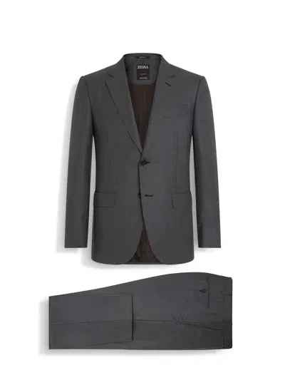 Zegna Grey Oasi Cashmere Suit