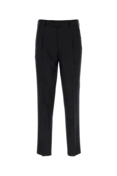 Zegna Black Wool Pant