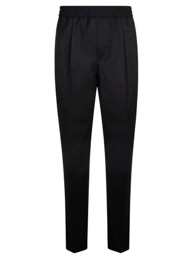 Zegna Ribbed Waist Trousers In C