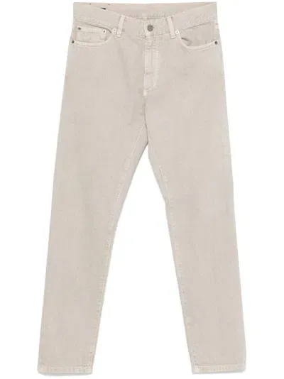 Zegna Slim-leg Jeans In Beige