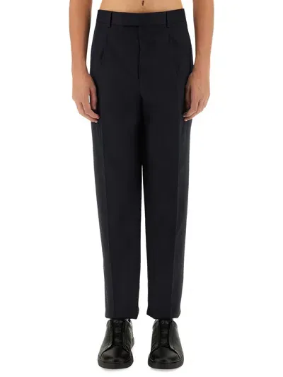 Zegna Straight Leg Pants In Black