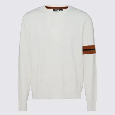 Zegna Sweaters In White