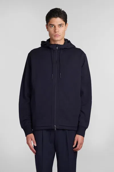 Zegna Sweatshirt In Blue