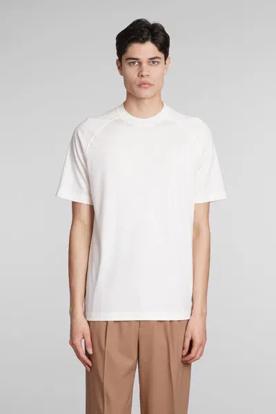 Zegna T-shirt In Beige