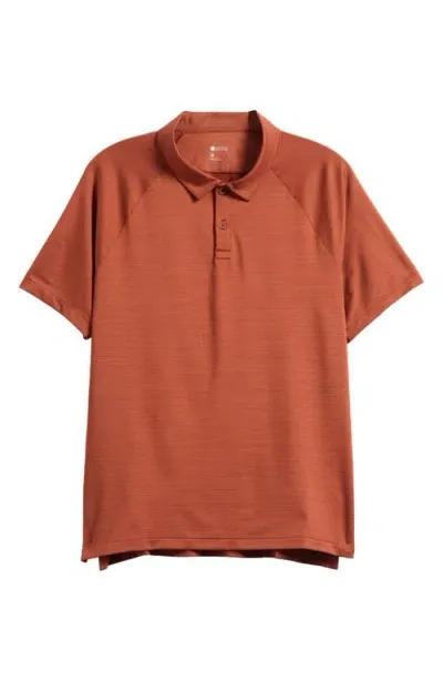 Zella Chip Performance Golf Polo In Brown