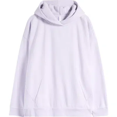 Zella Cloud Fleece Hoodie In Purple Petal