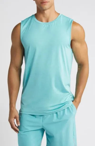 Zella Perform Training Tank In Teal Meadow