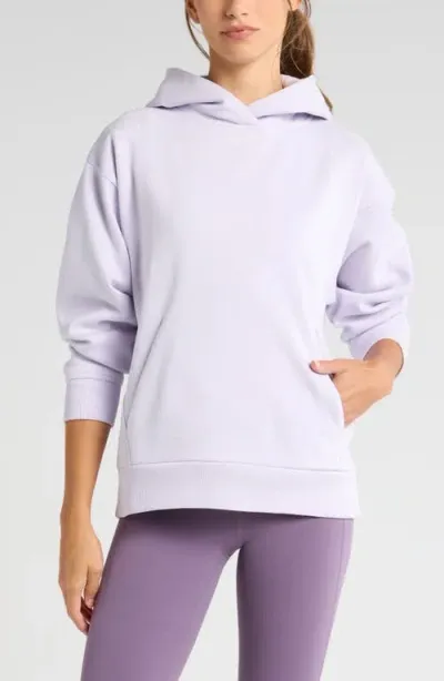 Zella Ultra Cozy Pullover Hoodie In Purple Petal