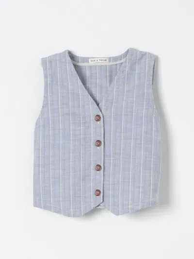 Zhoe & Tobiah Waistcoat  Kids Color Blue