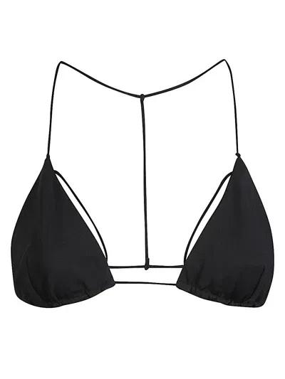 Ziah Logo Bikini Top In Black