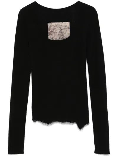 Ziggy Chen Cashmere Top In Black