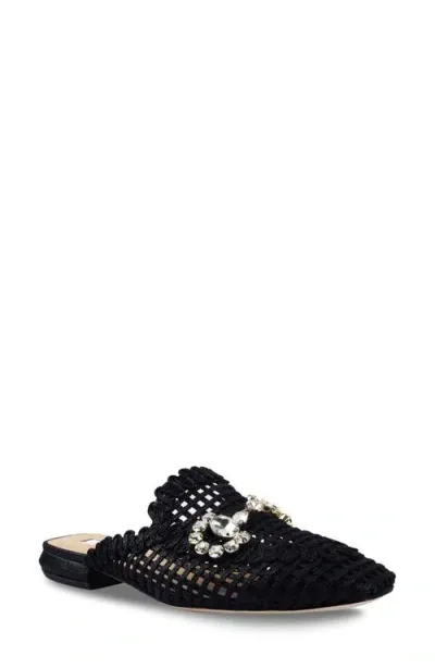 Zigi Isabelle Crystal Bit Mule In Black