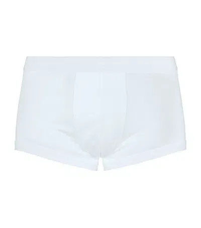 Zimmerli 286 Sea Island Trunks In White