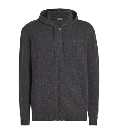 Zimmerli Cashmere Hoodie In Grey