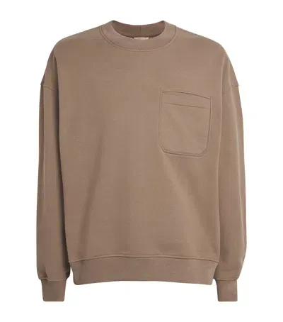 Zimmerli Cosy Lounge Sweatshirt In Brown