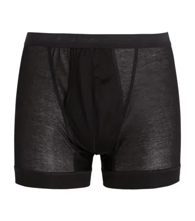 Zimmerli Cotton 252 Royal Classic Boxer Briefs In Black