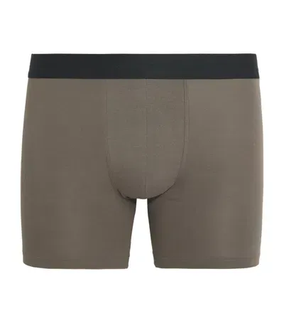 Zimmerli Pureness Boxer Briefs In Brown