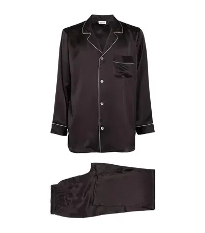 Zimmerli Silk Pyjama Set In Black