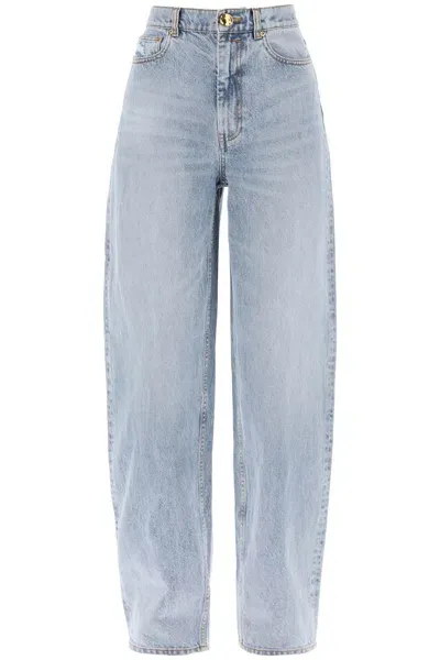 Zimmermann Curved Leg Natural Jeans For In Celeste